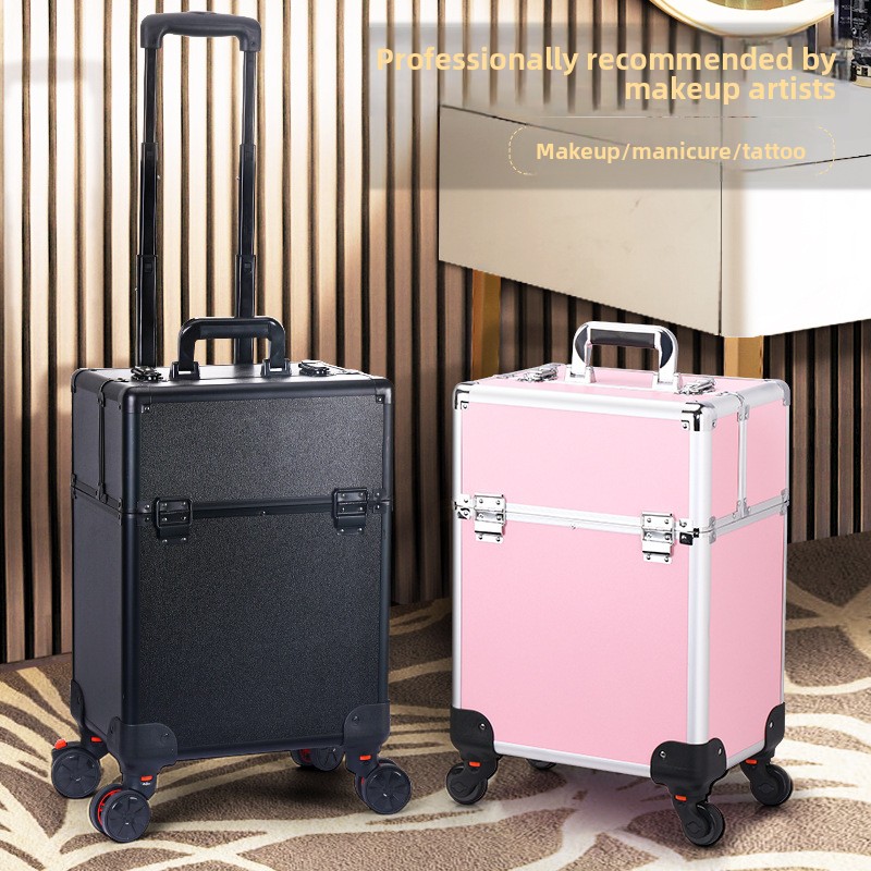 Beauty Makeup & D Anime Studio Vega Baja - Professional Nail Art Case Rolling Makeup