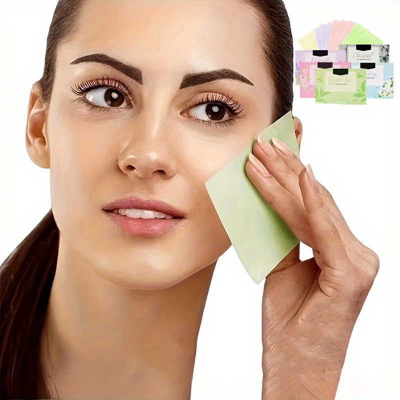 500pcs Facial Oil Blotting Pap - Beauty Makeup Face reseña y precio
