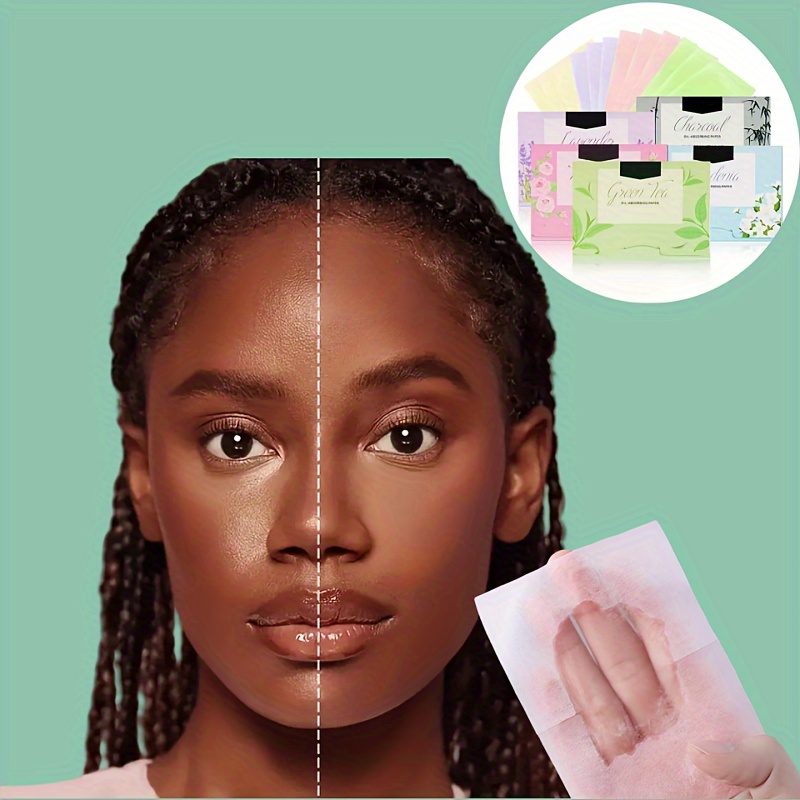 500pcs Facial Oil Blotting Pap - Beauty Makeup Face reseña y precio