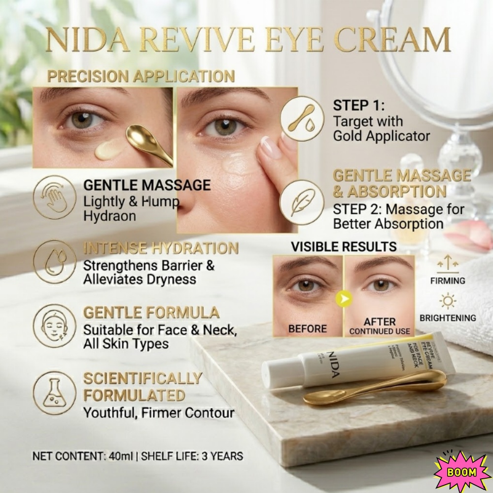 NIDA Retinol Peptide Eye Cream - Beauty Glazed Makeup reseña y precio