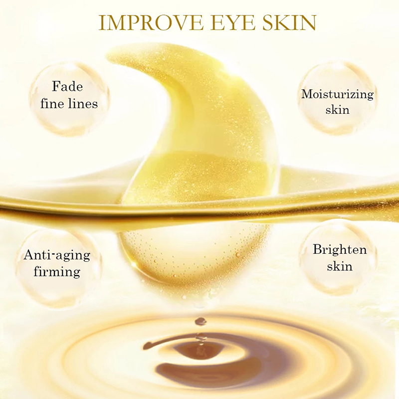 10/20pcs Golden Crystal Collag - Collagen Eye Patch reseña y precio