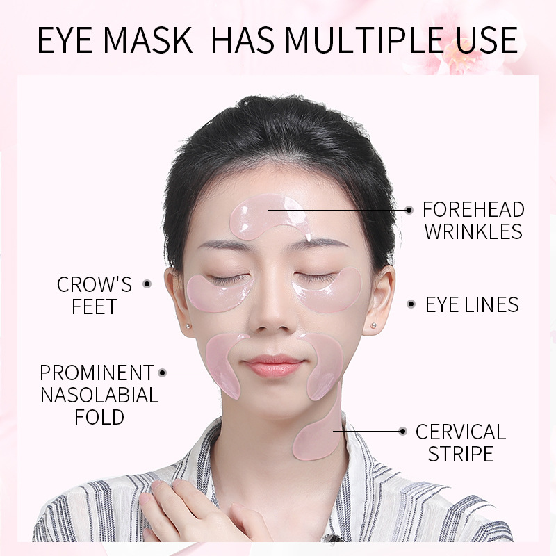 10Pcs=5Pairs Nonapeptide Sakur - Collagen Eye Patch reseña y precio