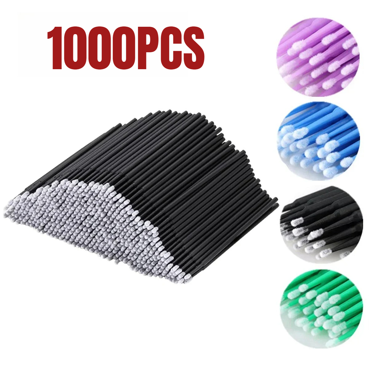 1000/500PCS Eyelash Cleaning B - Beauty Makeup & D Anime Studio Vega Baja reseña y precio