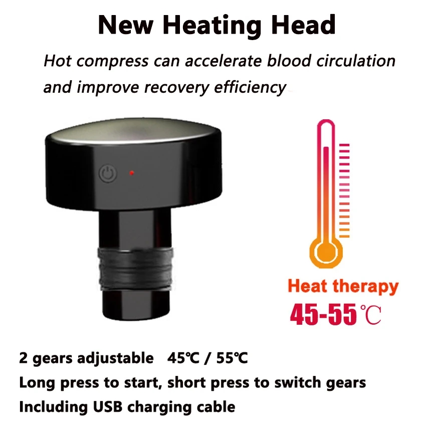 New Heat Fascia Gun Massage He - Hair Scalp Massager reseña y precio