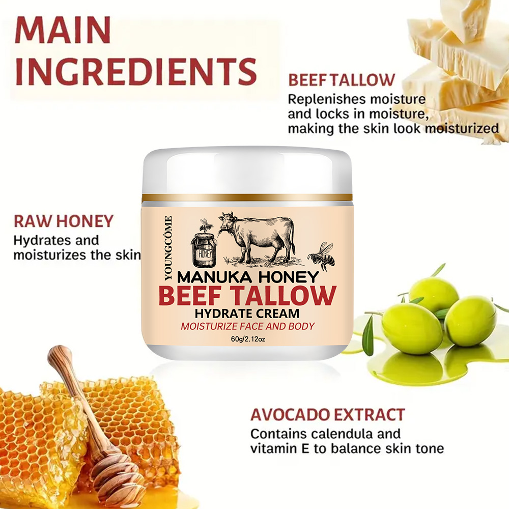 Manuka Honey Beef Tallow Face  - Beauty Glazed Makeup reseña y precio