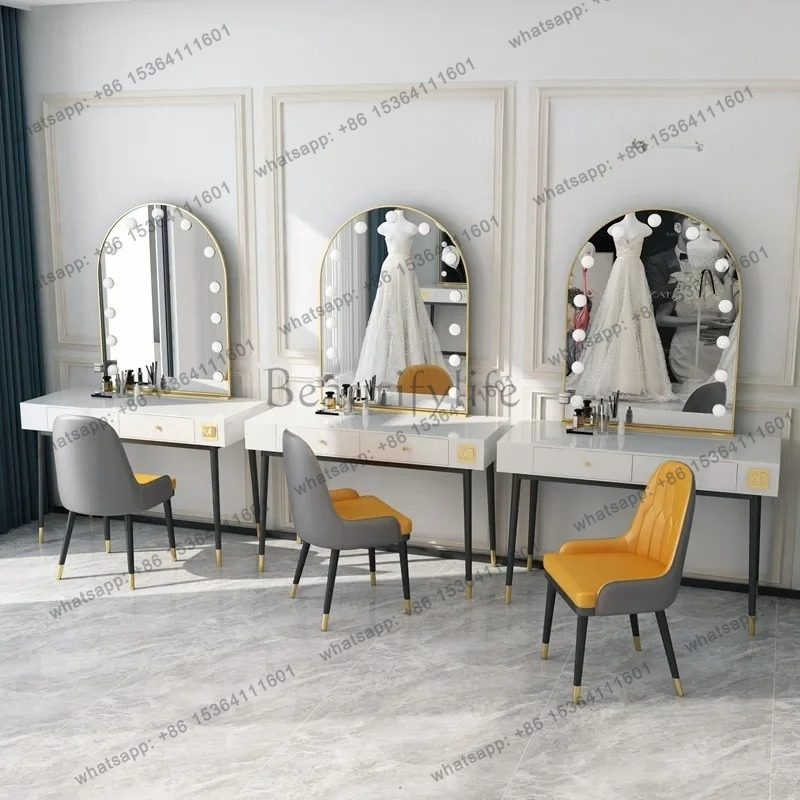 simple lamp mirror makeup tabl - Beauty Makeup Studio reseña y precio