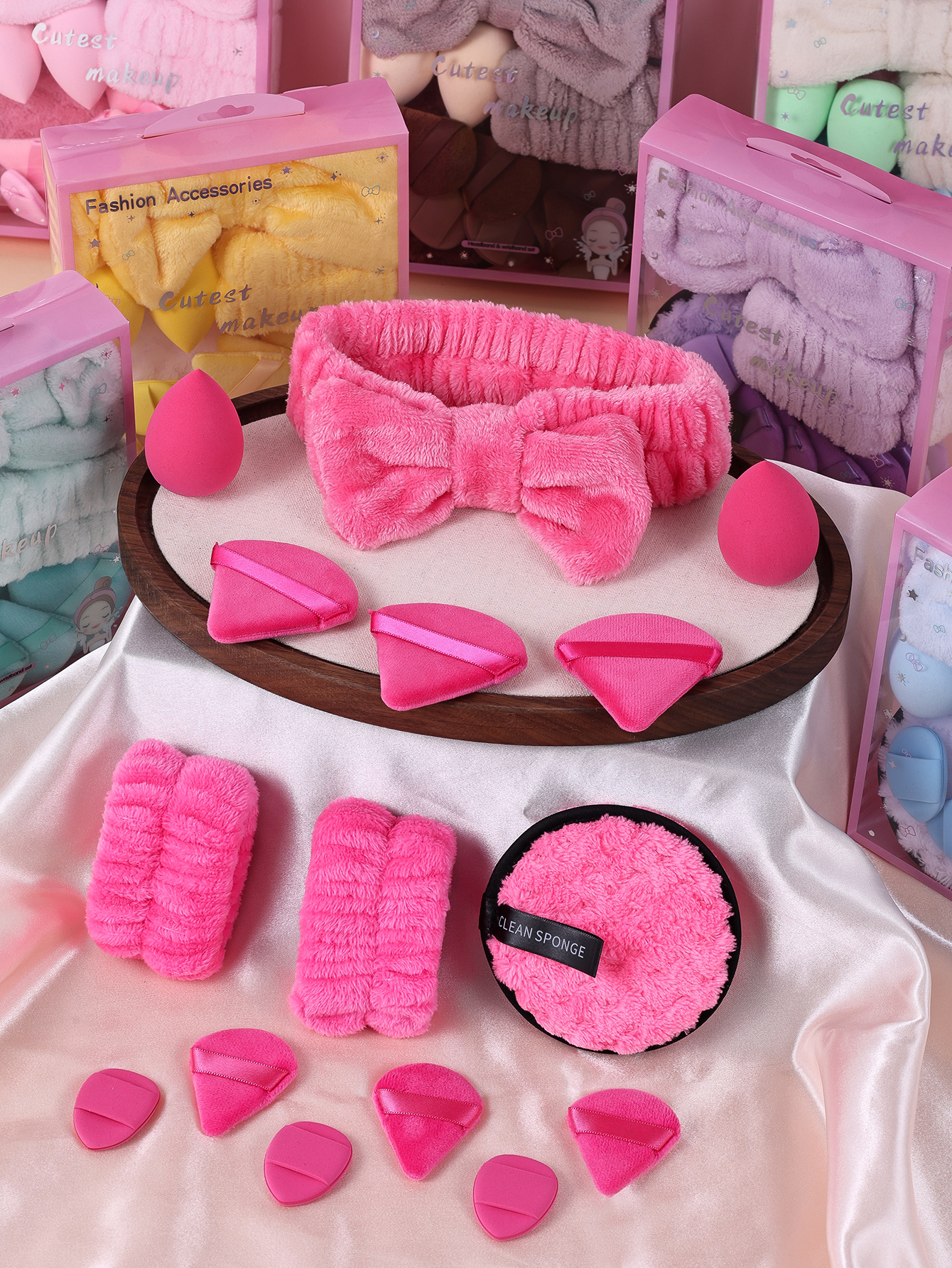 15pcs Women Wash Face Spa Hair - Beauty Glazed Makeup reseña y precio
