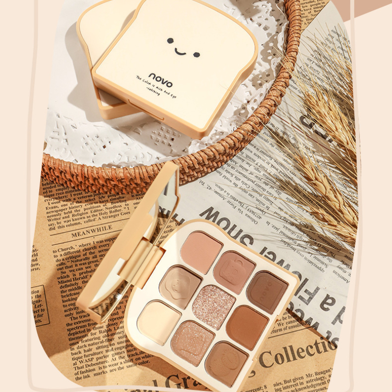 NOVO Toast 9 Colors Matte Eyes - Beauty Makeup Novo reseña y precio