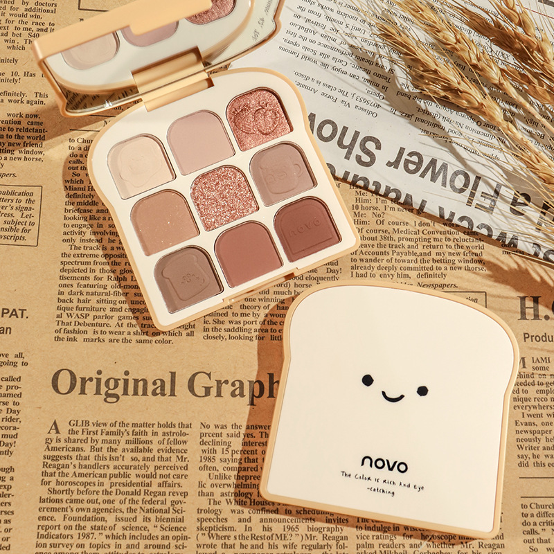 NOVO Toast 9 Colors Matte Eyes - Beauty Makeup Novo reseña y precio