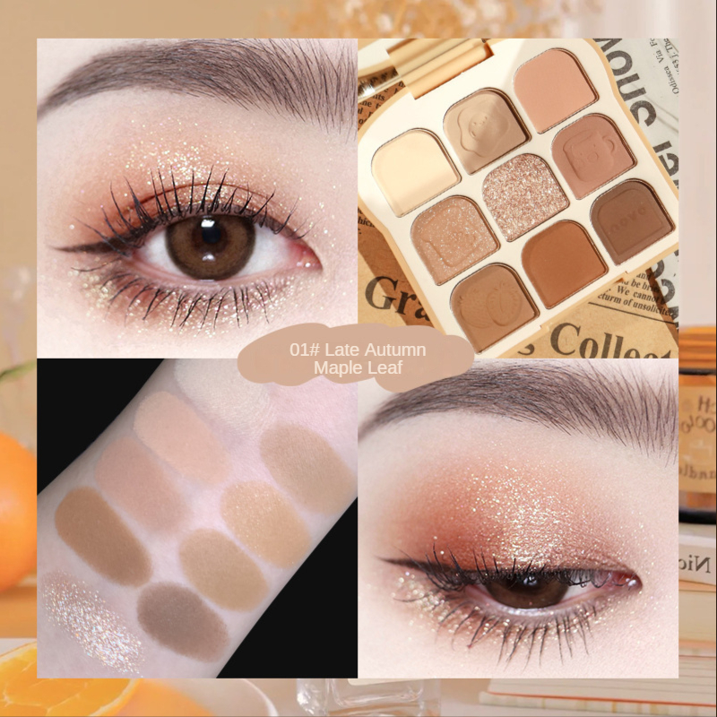 NOVO Toast 9 Colors Matte Eyes - Beauty Makeup Novo reseña y precio