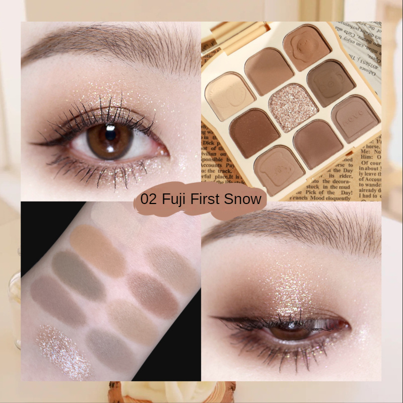 NOVO Toast 9 Colors Matte Eyes - Beauty Makeup Novo reseña y precio