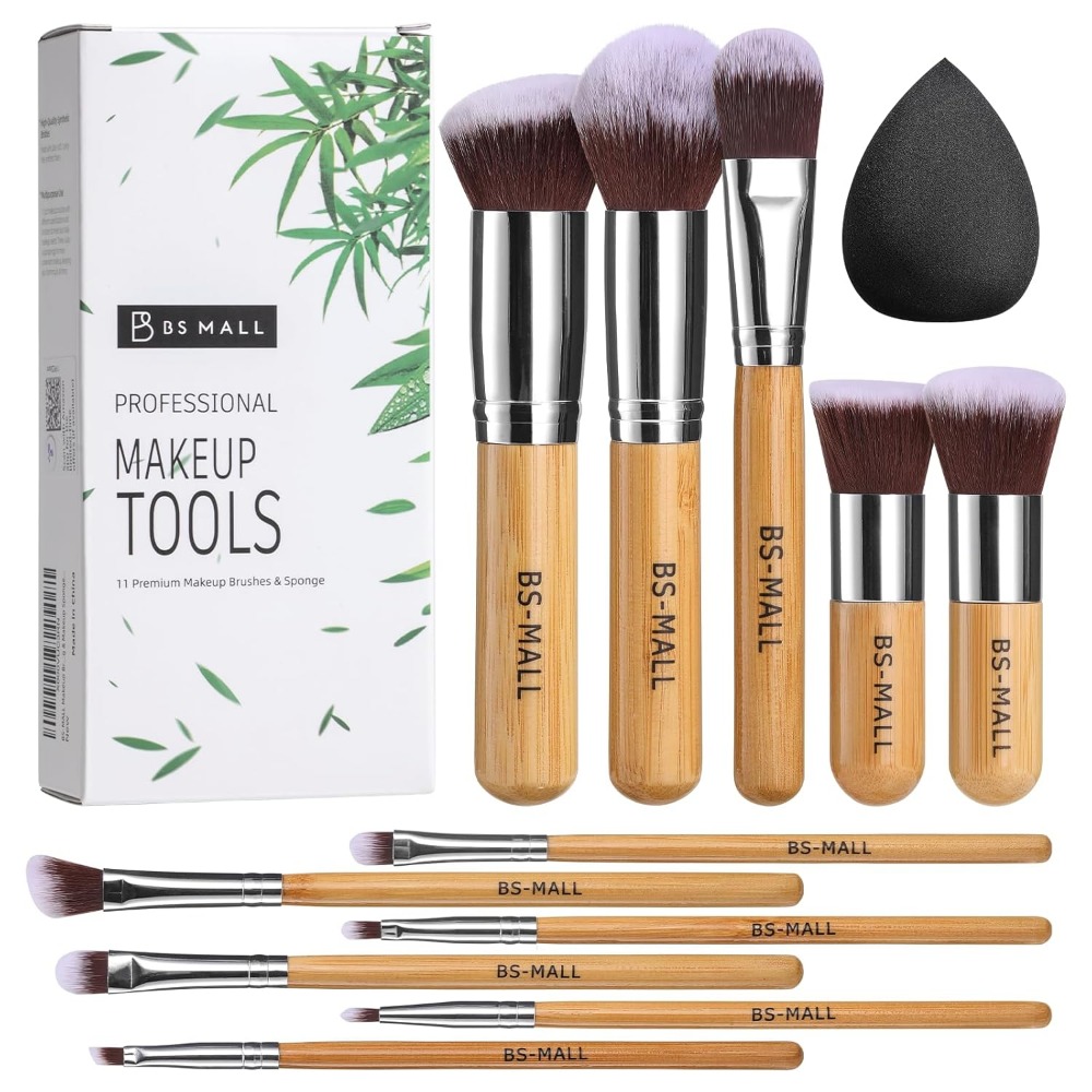 BS-MALL Makeup Brush Set 11Pcs - Beauty Makeup Face reseña y precio