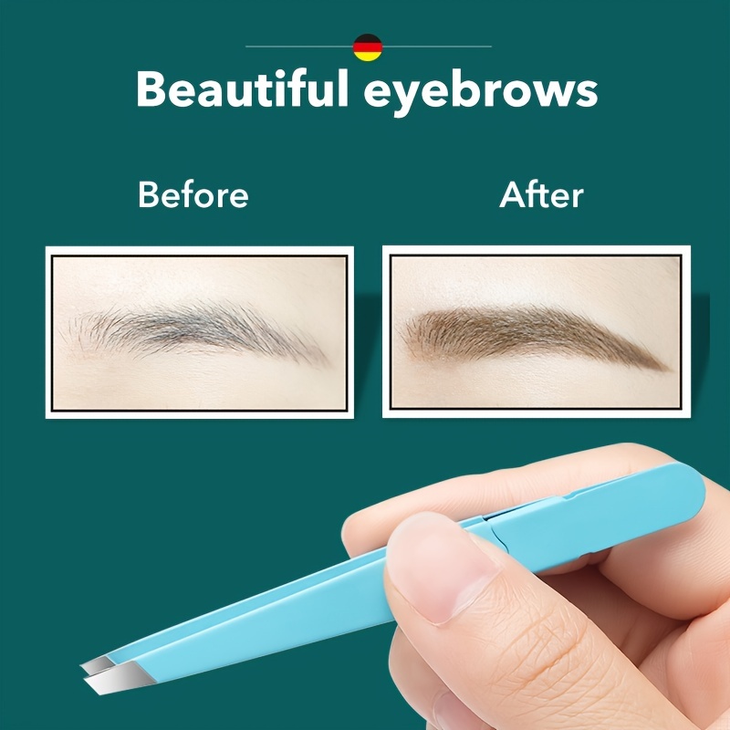 Colorful Eyebrow Tweezer Stain - Beauty Hair Makeup reseña y precio