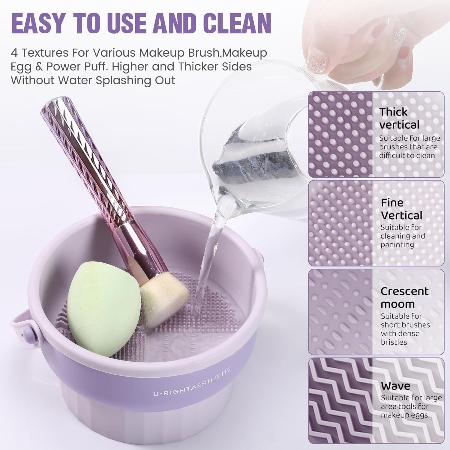 Makeup Brush Cleaning Bowl Bea - Beauty Glazed Makeup reseña y precio