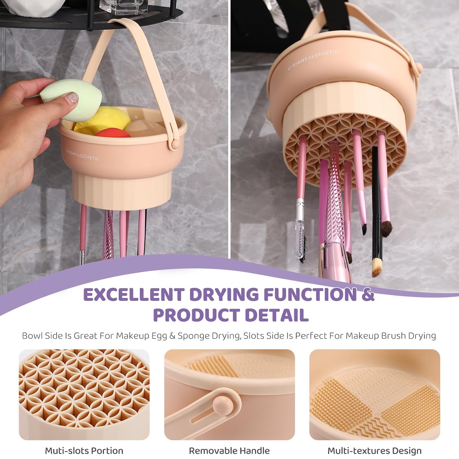 Makeup Brush Cleaning Bowl Bea - Beauty Glazed Makeup reseña y precio