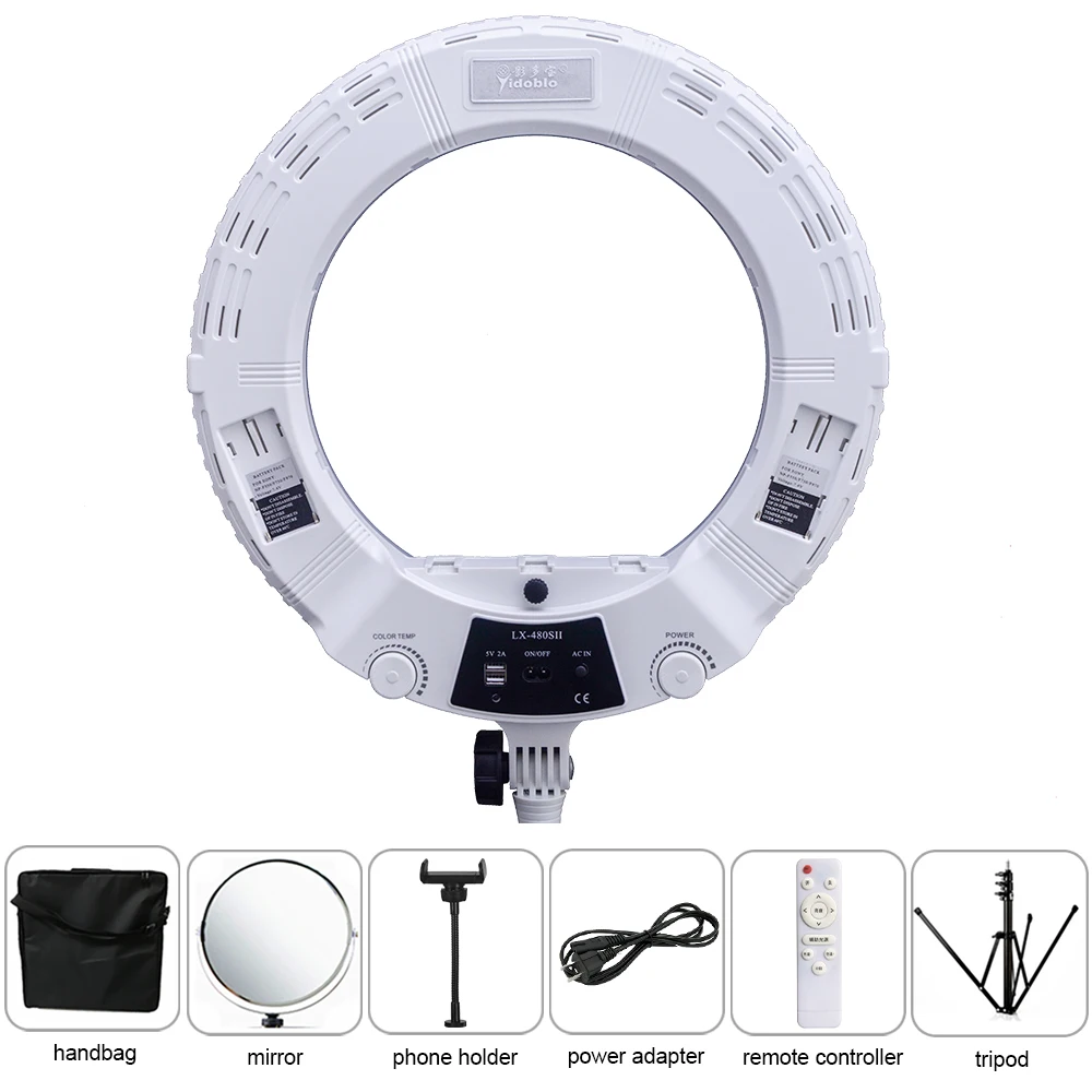 Yidoblo Warm Cold Light LX-480 - Beauty Makeup Studio reseña y precio