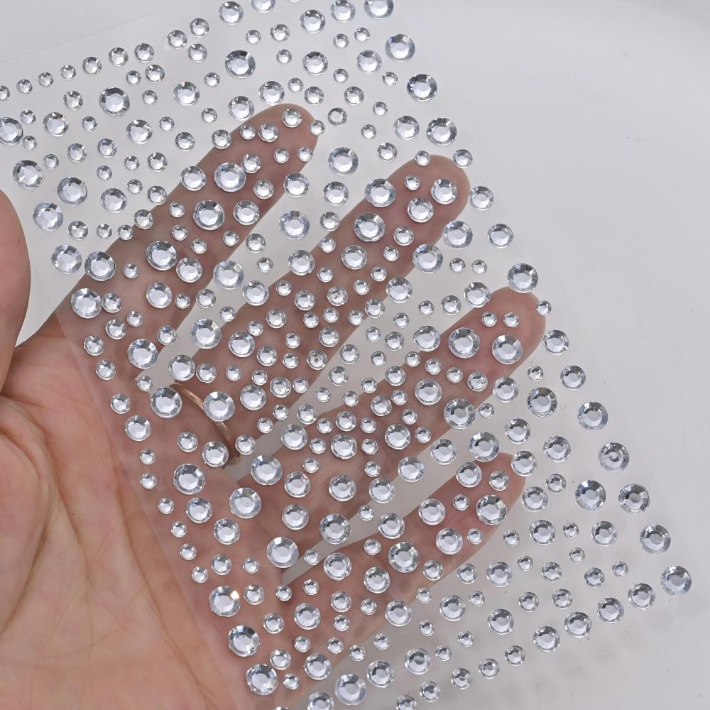1 Sheet Silver-White Glitter 3 - Beauty Glazed Makeup reseña y precio
