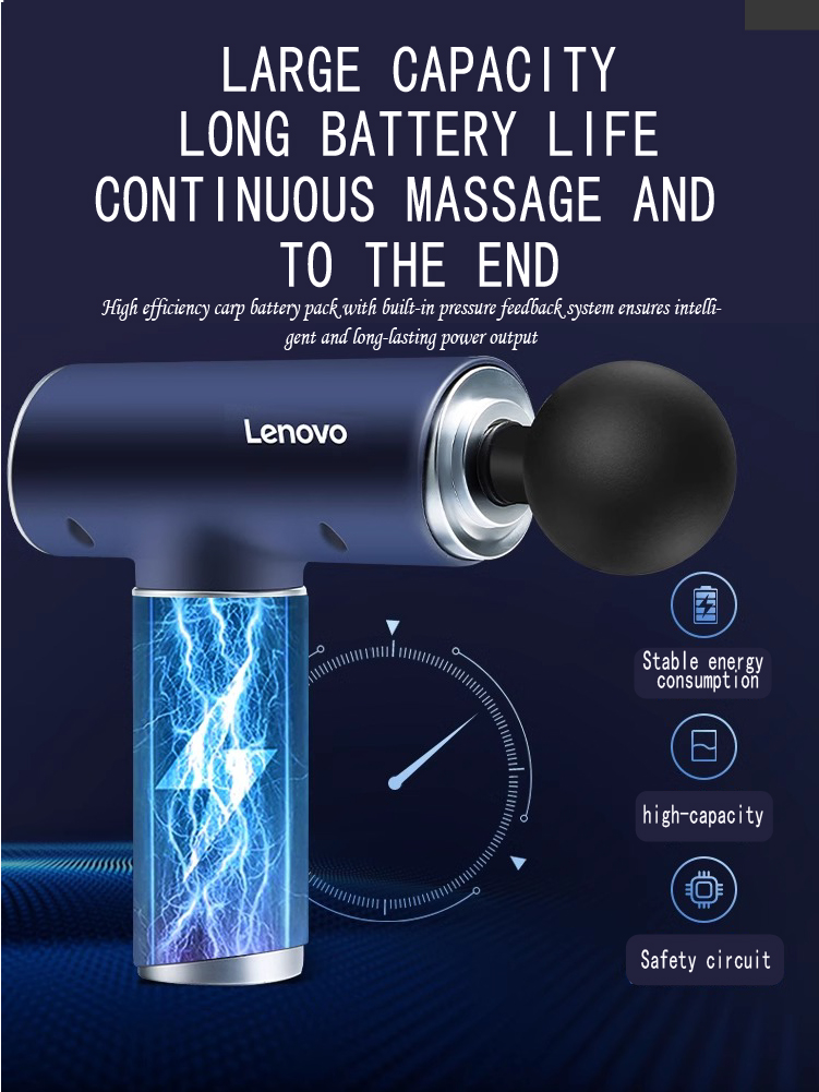 Lenovo 6 Heads Fascia Gun Prof - Hair Scalp Massager reseña y precio