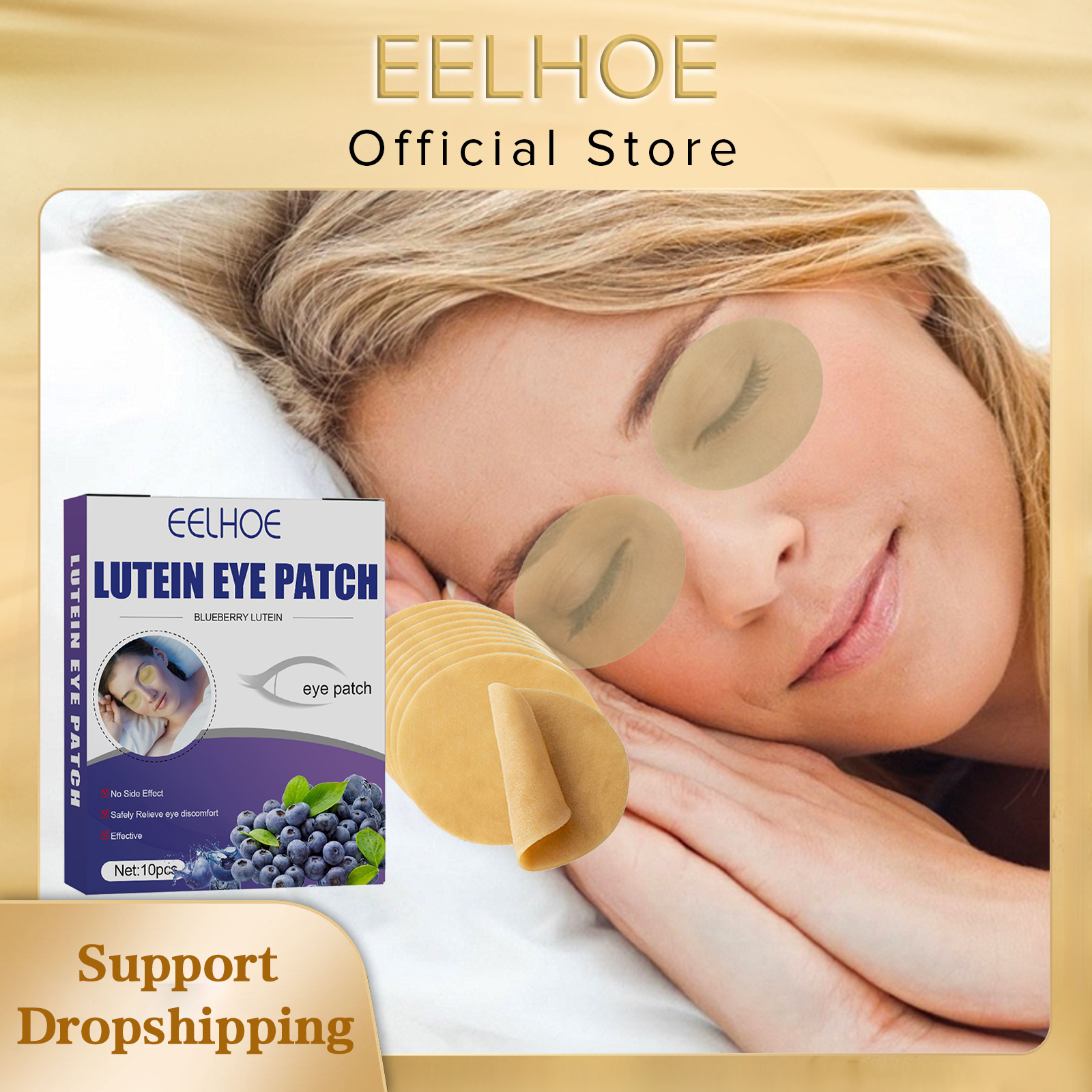 EELHOE Blueberry Lutein Eye Pa - Collagen Eye Patch reseña y precio