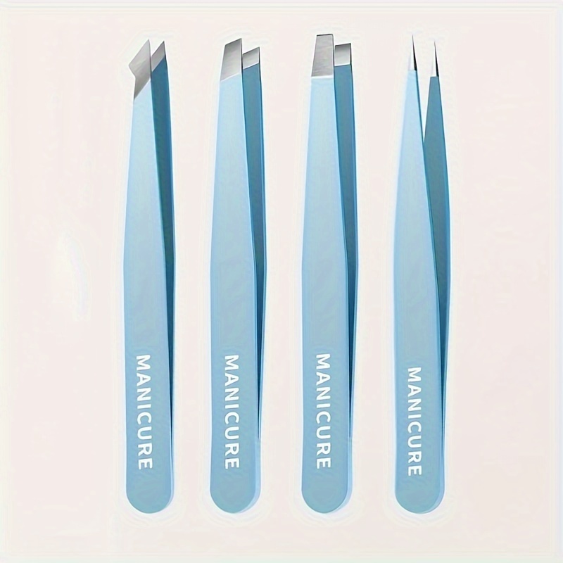 4pcs High-Quality Eyebrow Twee - Beauty Hair Makeup reseña y precio