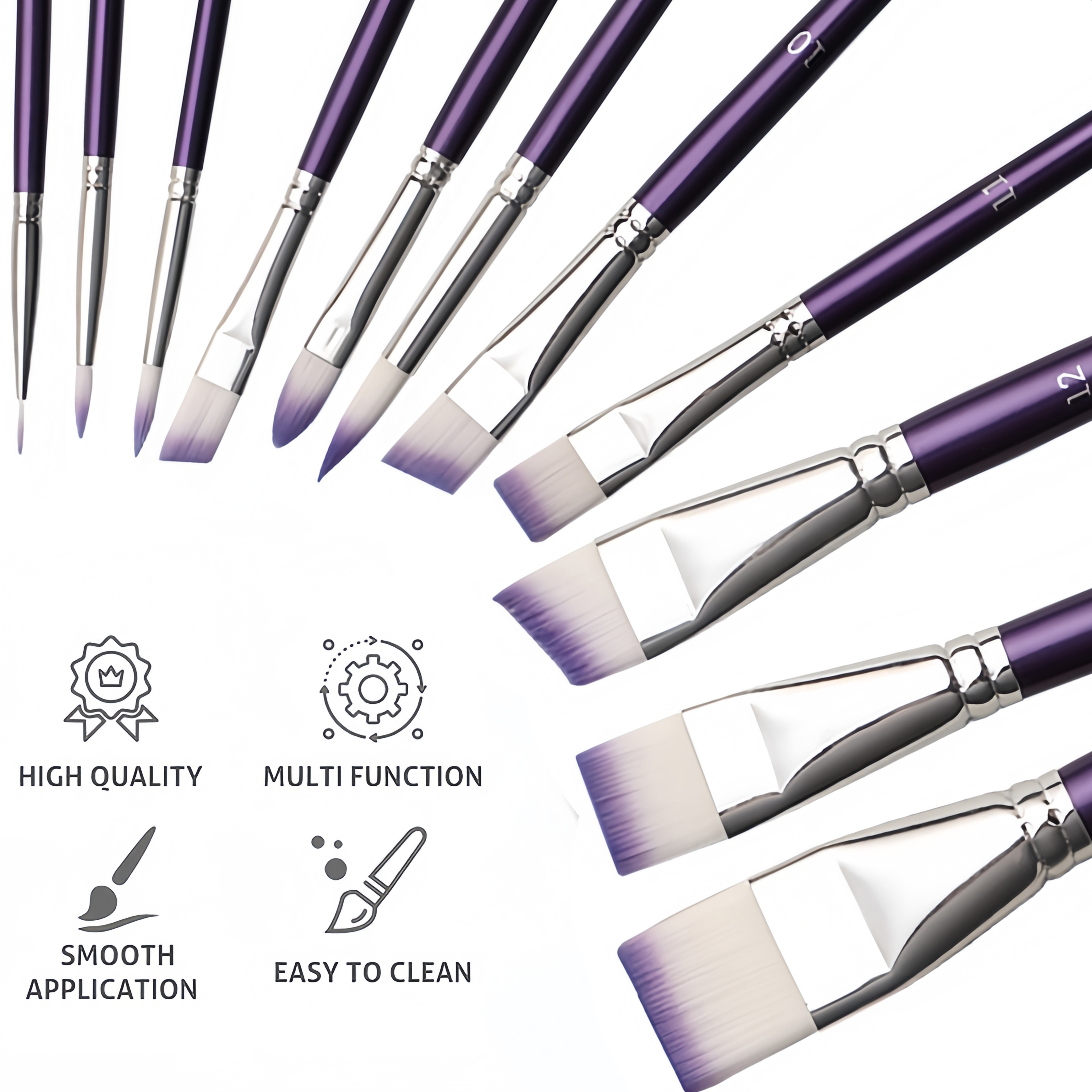7/11pcs Professional painting  - Beauty Makeup Studio reseña y precio