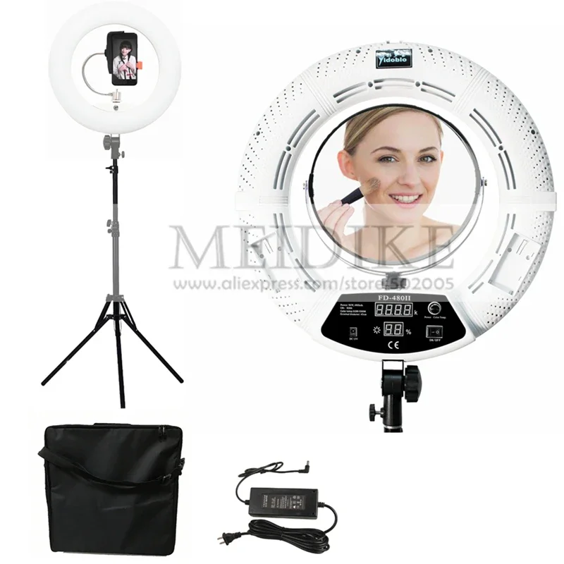 Yidoblo 96W Ring Light FD-480  - Beauty Makeup Studio reseña y precio