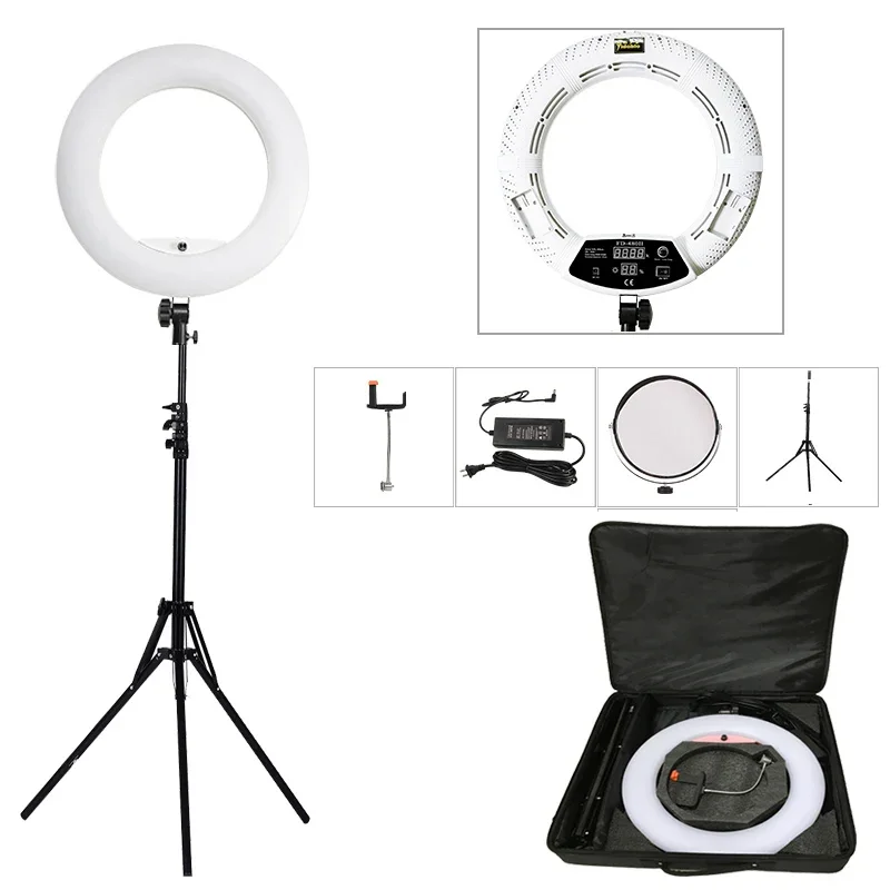 Yidoblo 96W Ring Light FD-480  - Beauty Makeup Studio reseña y precio