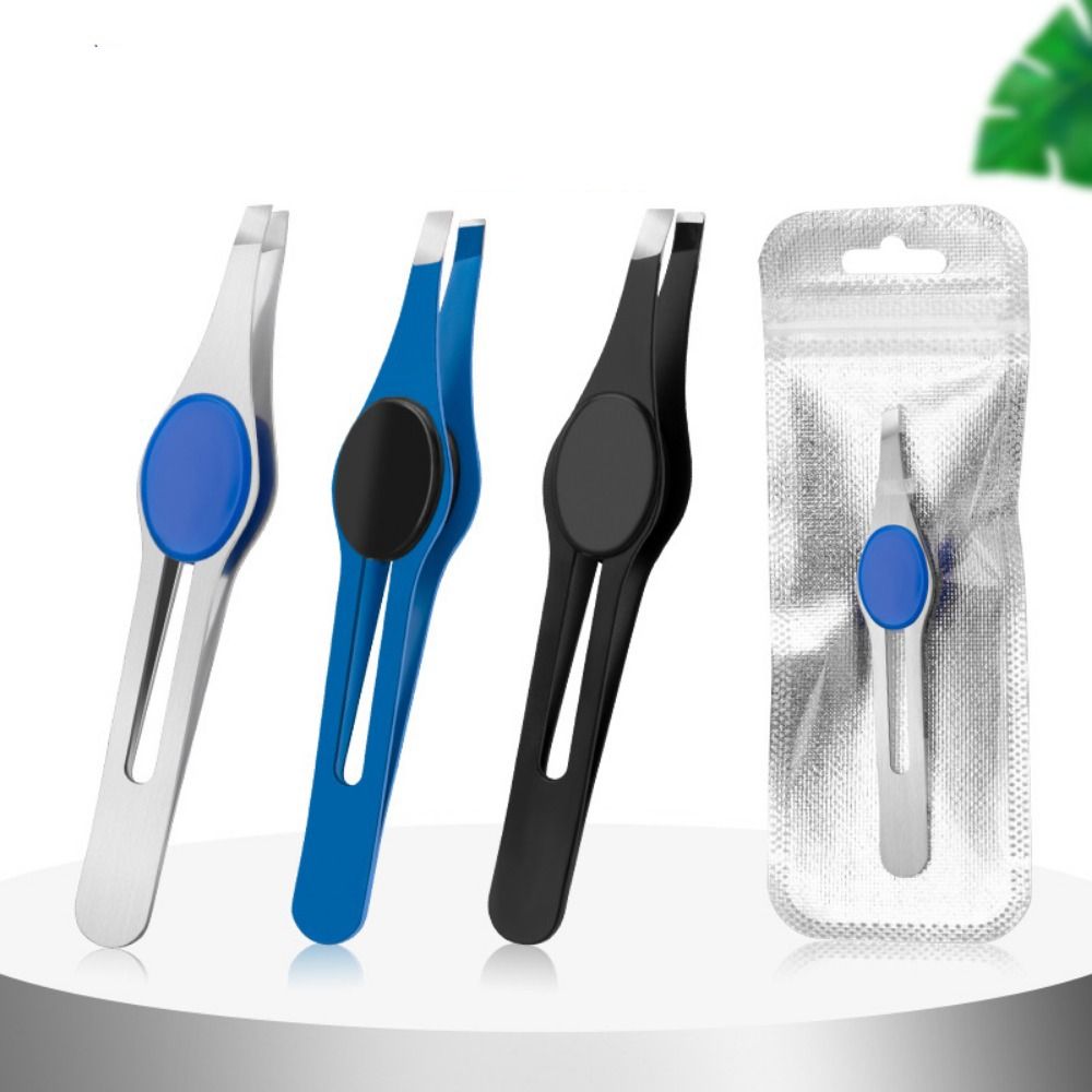 Stainless Steel Eyebrow Tweeze - Beauty Hair Makeup reseña y precio