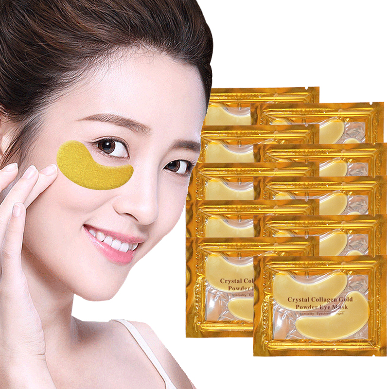 5/10/20/30 Pairs Crystal Gold  - Collagen Eye Patch reseña y precio