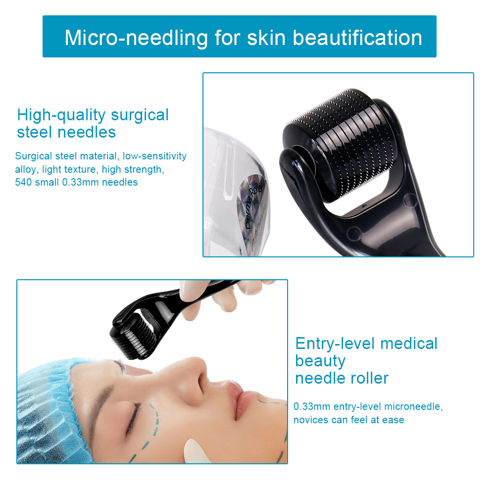 0.2/0.25/0.3mm Derma Roller fo - Hair Scalp Massager reseña y precio