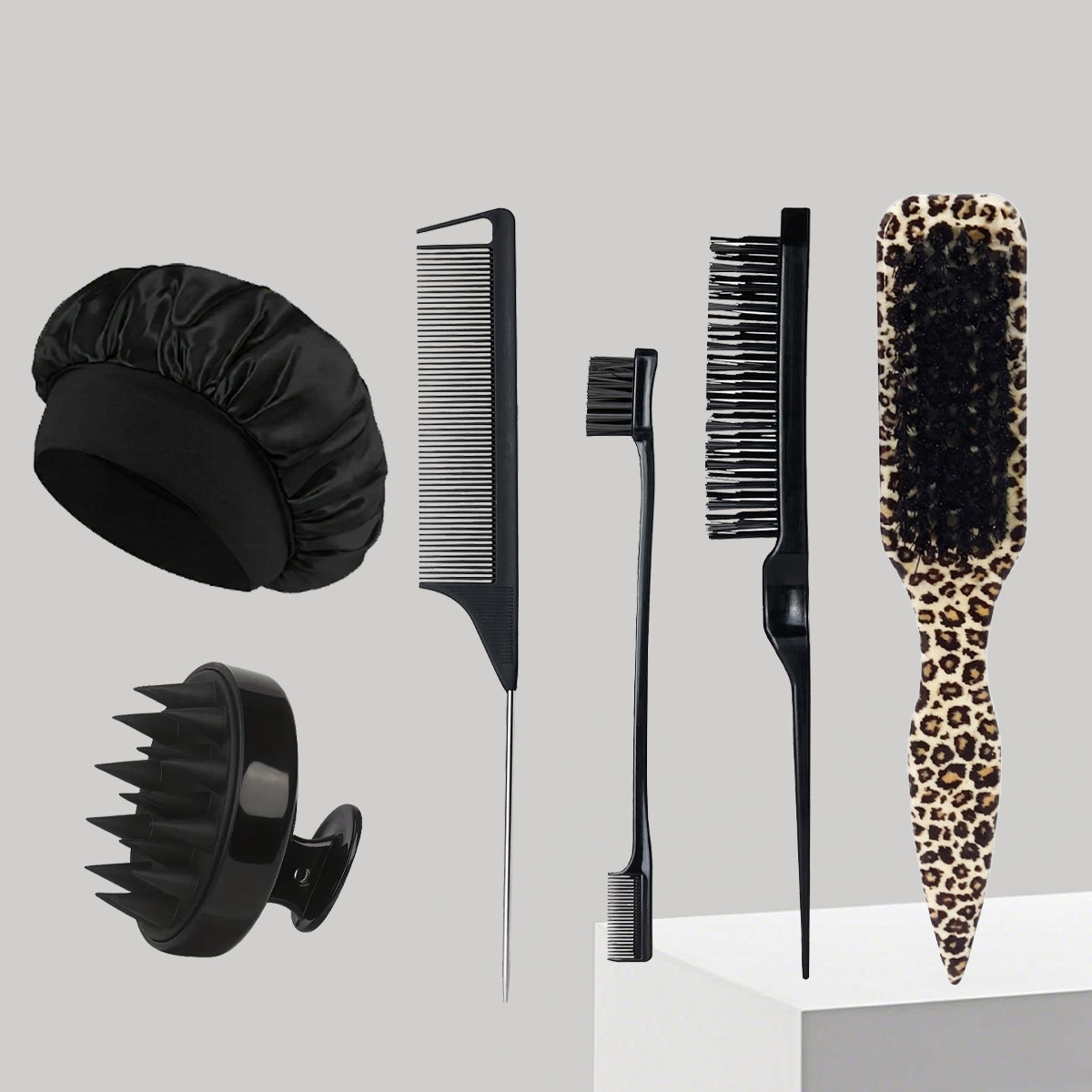 6pcs hair styling tool set - s - Hair Scalp Massager reseña y precio