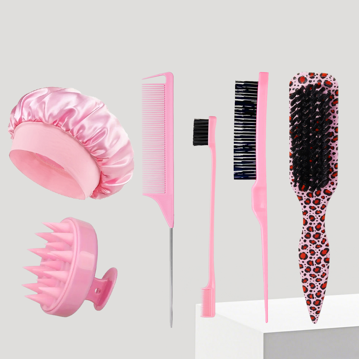 6pcs hair styling tool set - s - Hair Scalp Massager reseña y precio