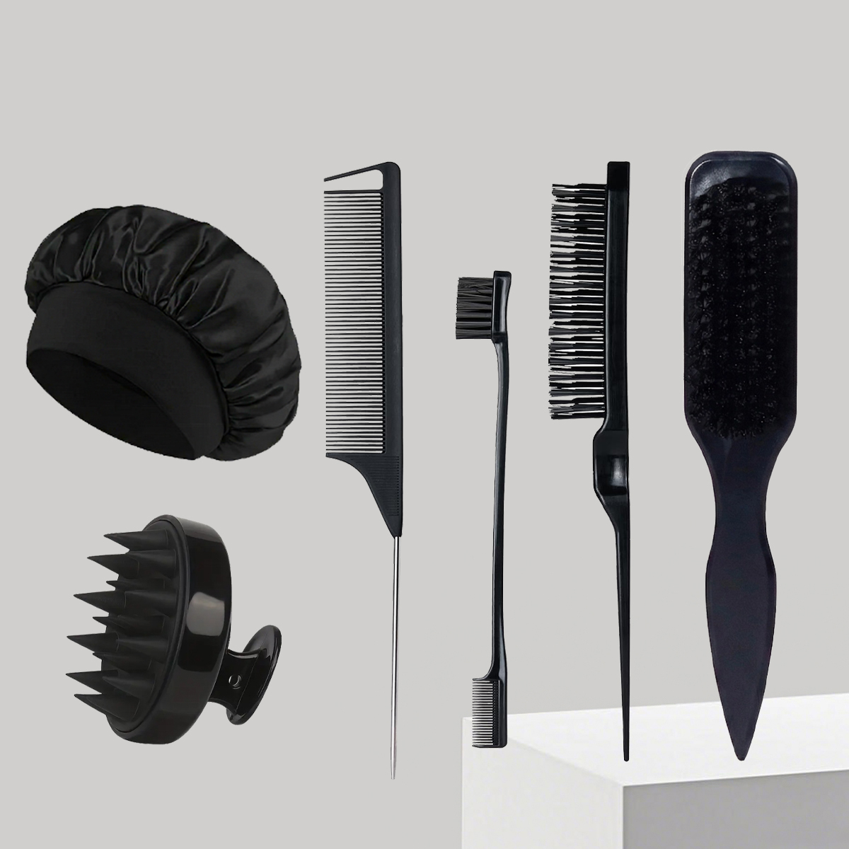 6pcs hair styling tool set - s - Hair Scalp Massager reseña y precio