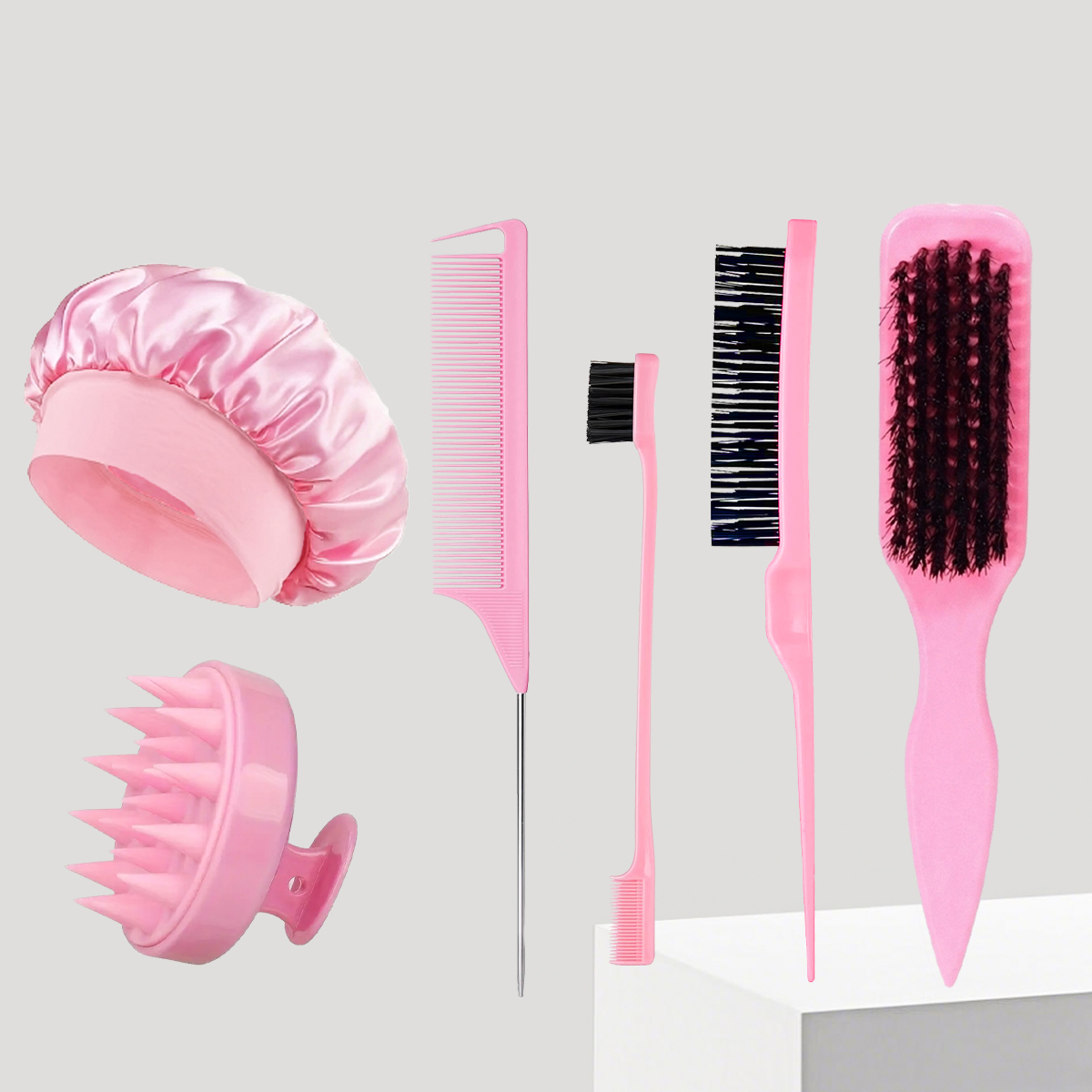6pcs hair styling tool set - s - Hair Scalp Massager reseña y precio