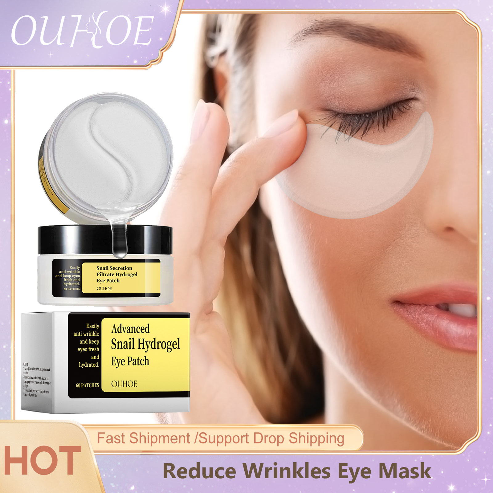 Firming Eye Patches Snail W-ri - Collagen Eye Patch reseña y precio