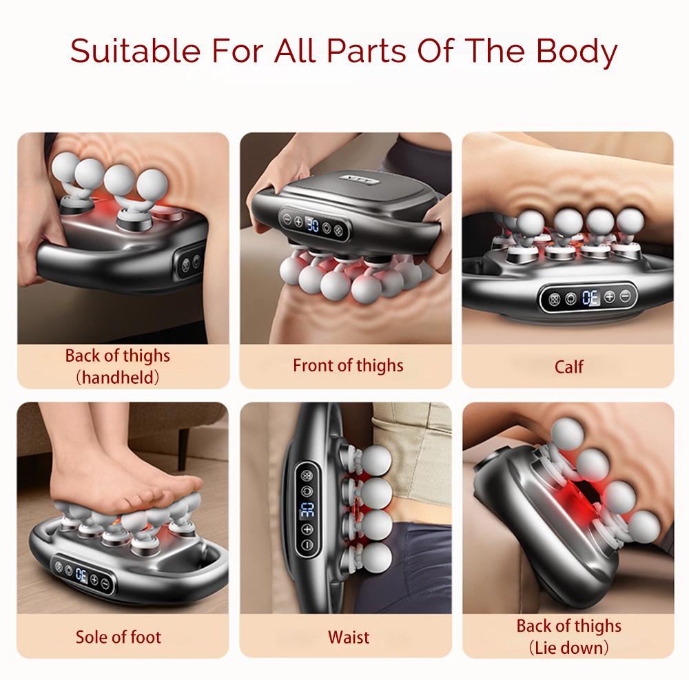16-Head Fascia Gun High-Freque - Hair Scalp Massager reseña y precio