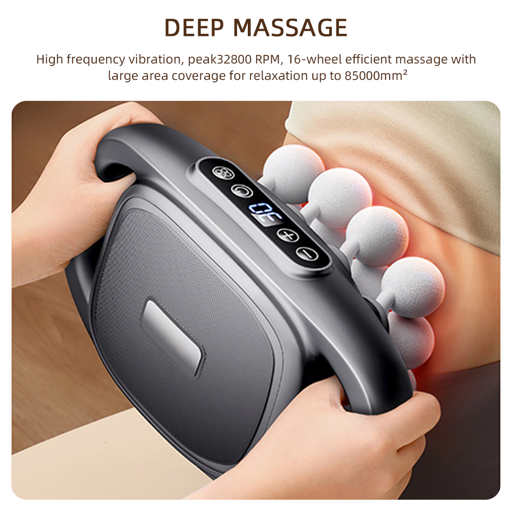 16-Head Fascia Gun High-Freque - Hair Scalp Massager reseña y precio