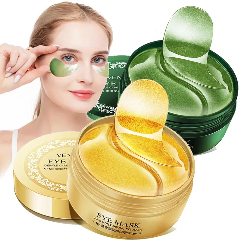 60Pcs/Box Seaweed Gold Collage - Collagen Eye Patch reseña y precio