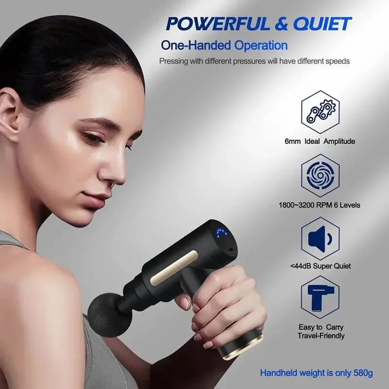Portable Fascial Massage Gun E - Hair Scalp Massager reseña y precio