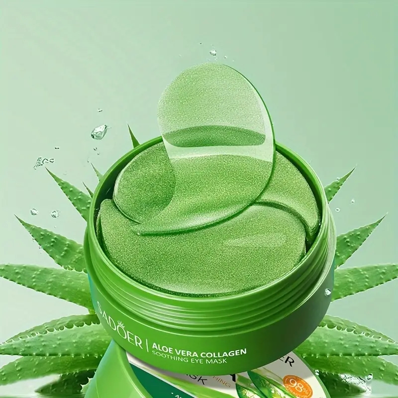 60 Pieces of Aloe Vera Collage - Collagen Eye Patch reseña y precio