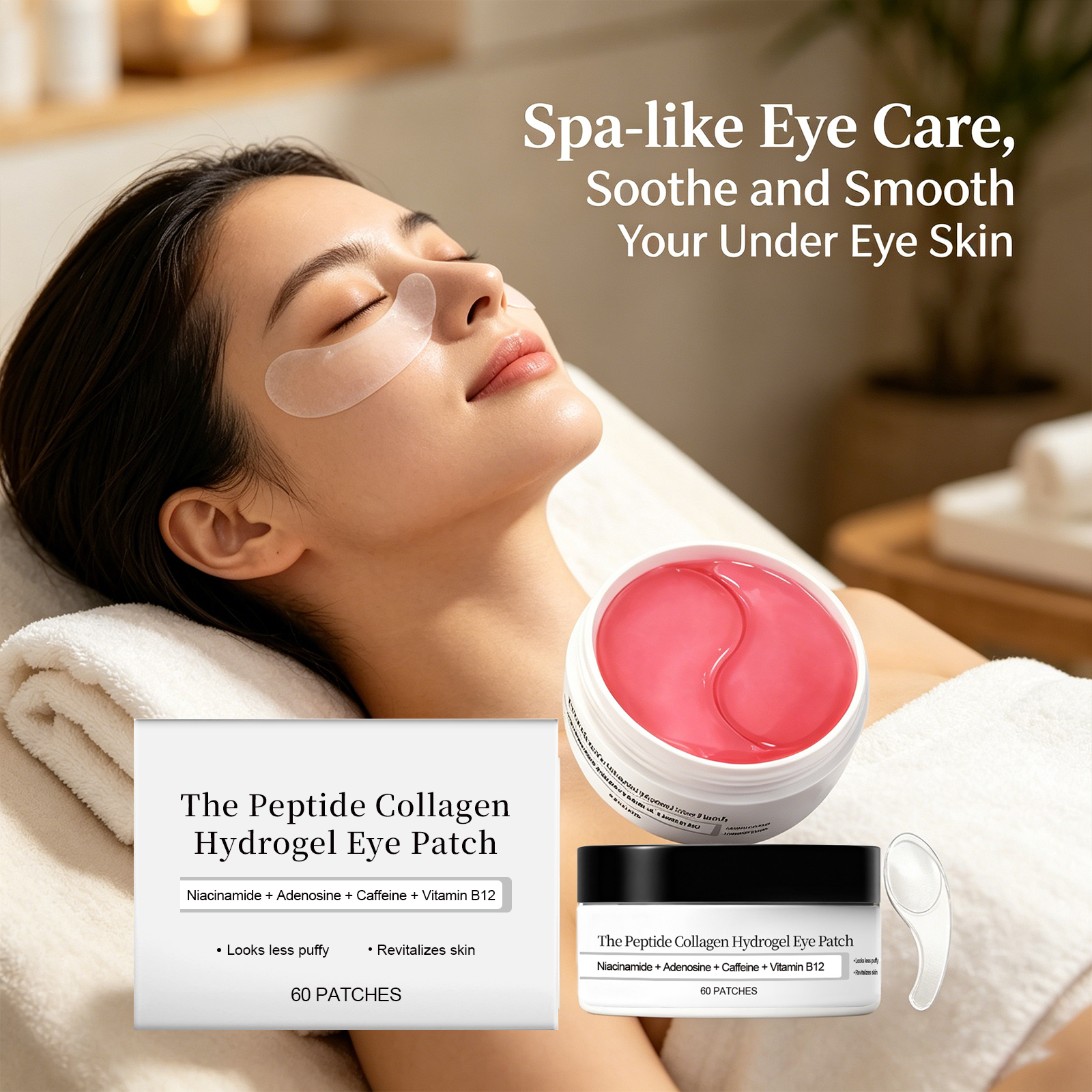 Collagen Hydrogel Eye Patches  - Collagen Eye Patch reseña y precio
