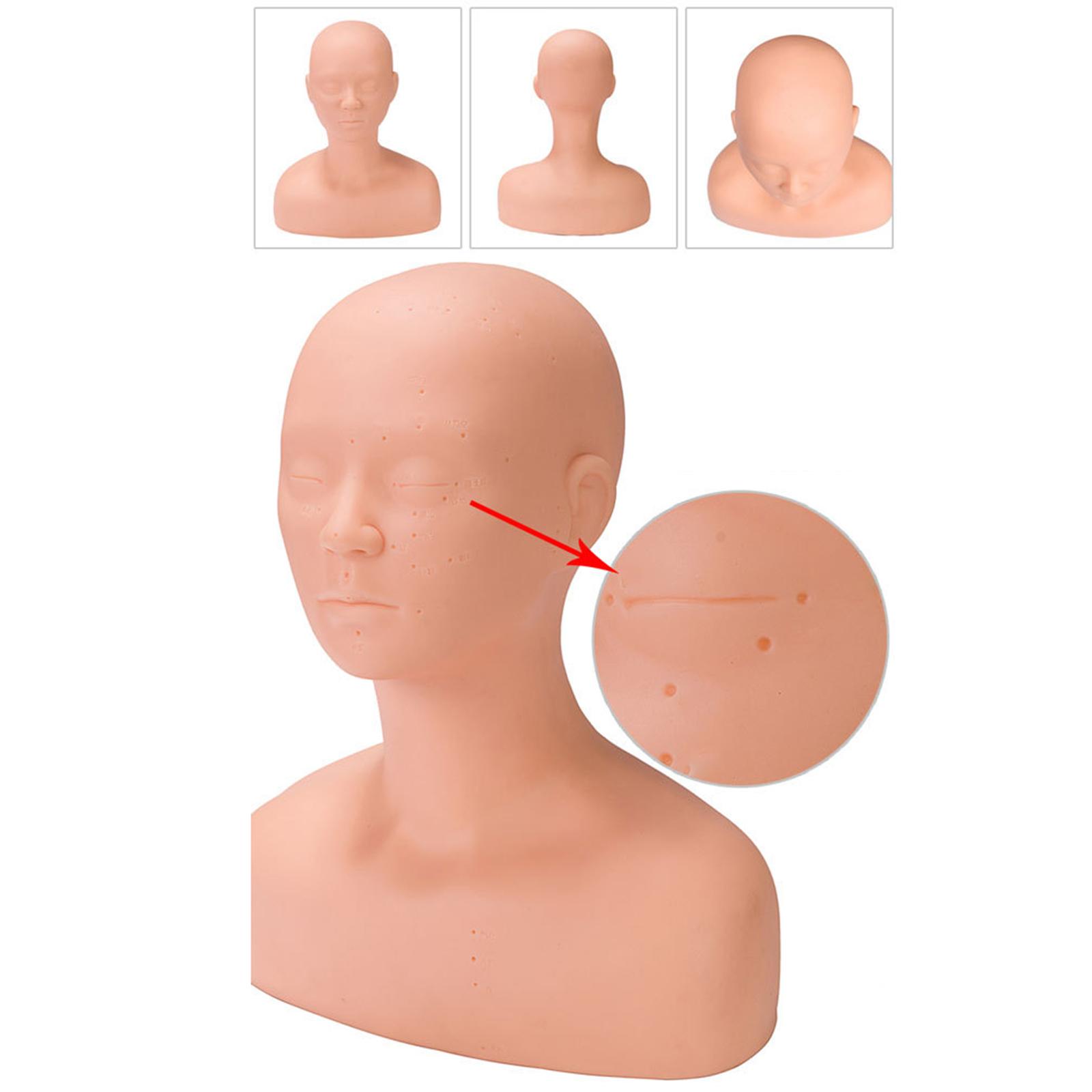 Training Mannequin Head Makeup - Hair Scalp Massager reseña y precio