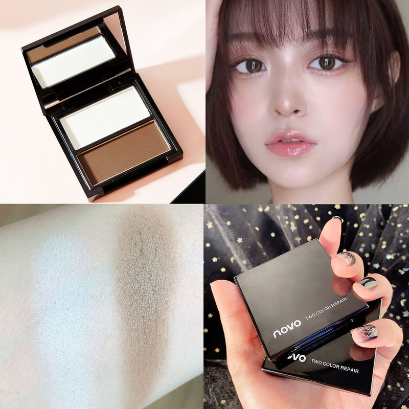 NOVO Two Tone Makeup Disc Powd - Beauty Makeup Novo reseña y precio