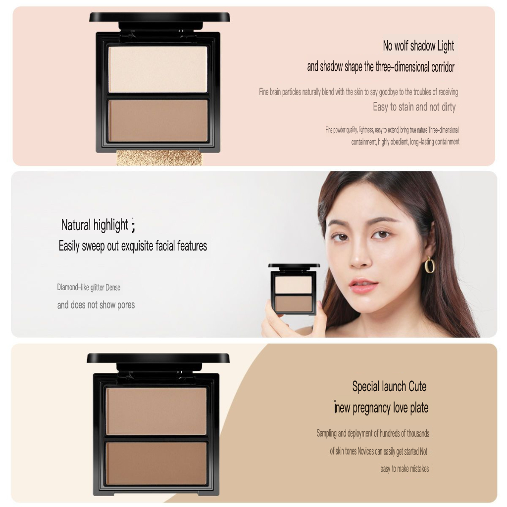 NOVO Two Tone Makeup Disc Powd - Beauty Makeup Novo reseña y precio