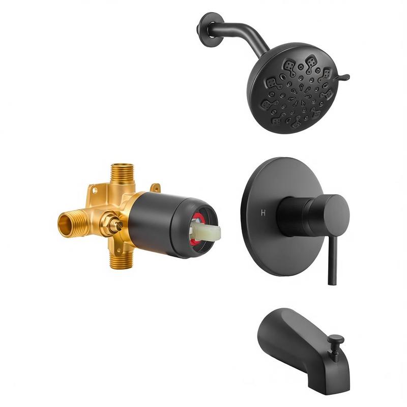 Tub and Shower Faucet Set, Com - Setting Spray reseña y precio