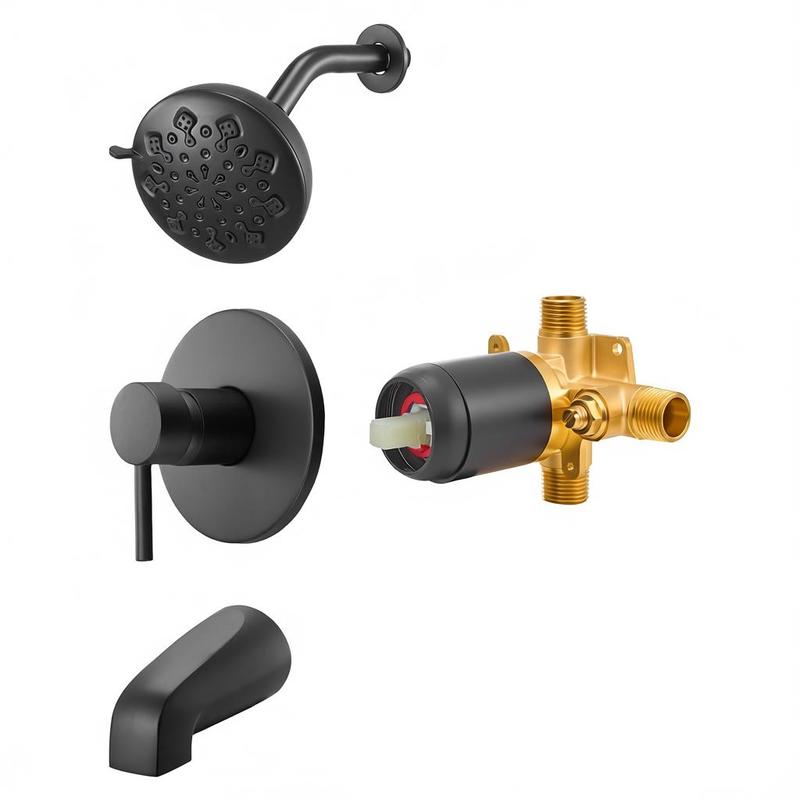 Tub and Shower Faucet Set, Com - Setting Spray reseña y precio