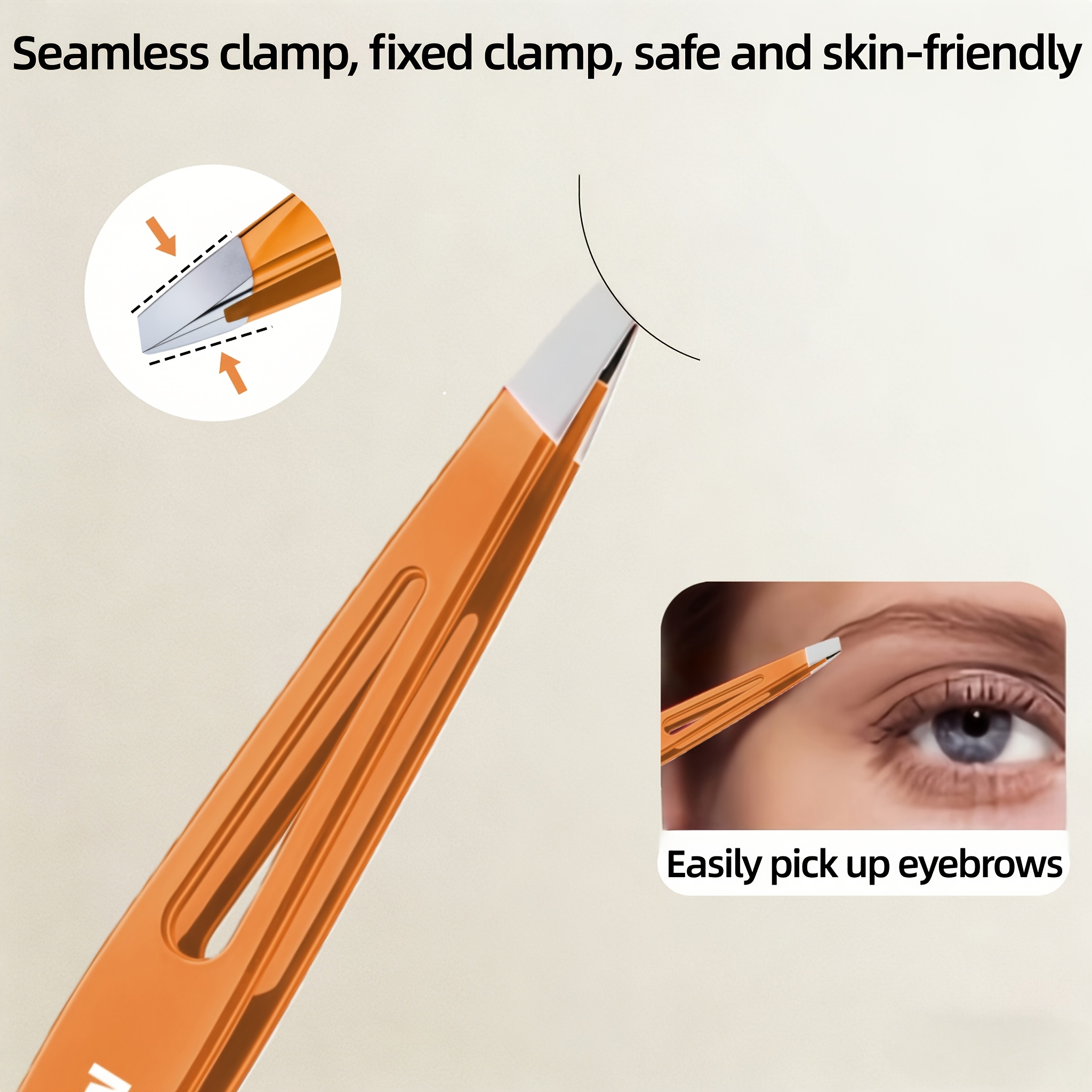 Eyebrow Tweezer Colorful Hair  - Beauty Hair Makeup reseña y precio