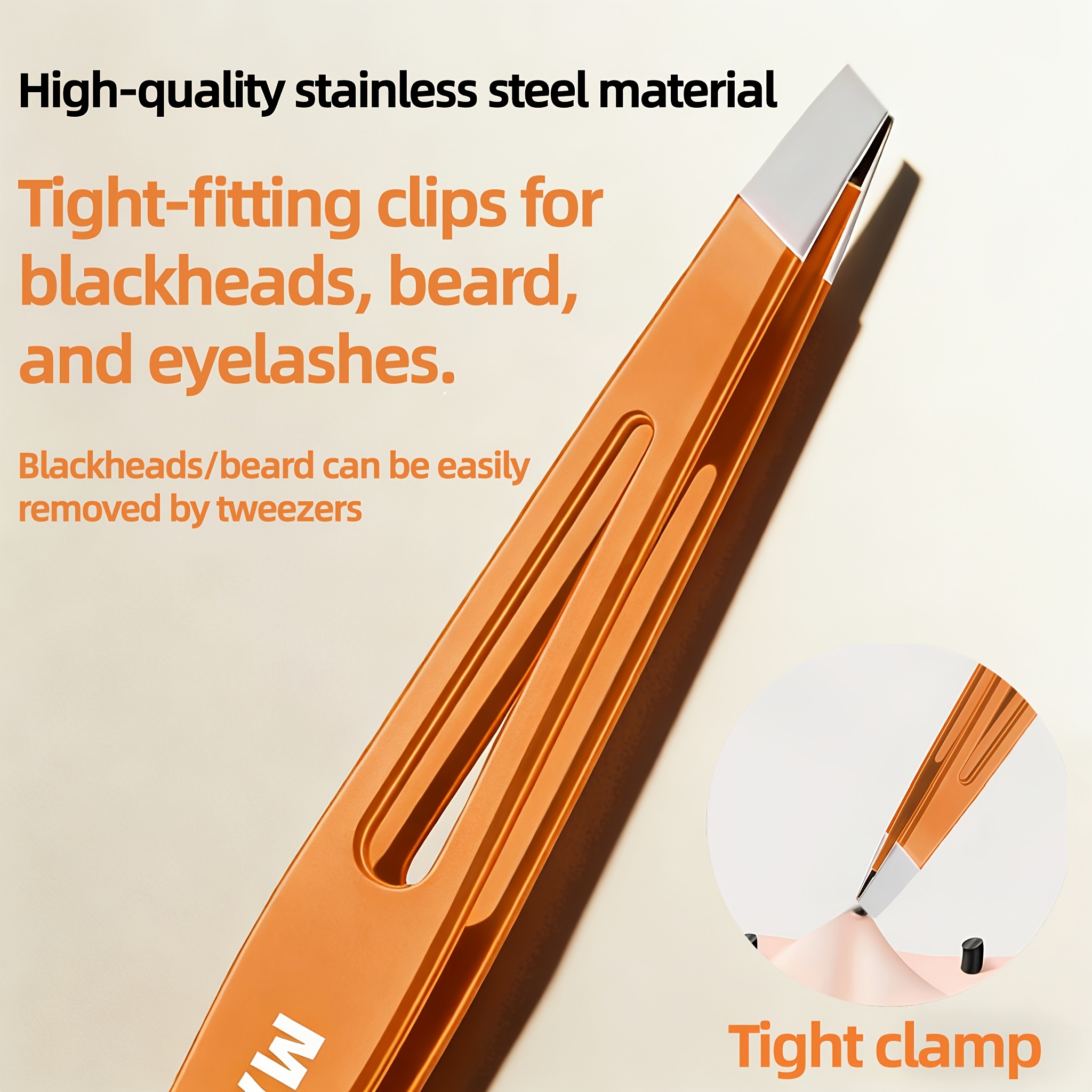 Eyebrow Tweezer Colorful Hair  - Beauty Hair Makeup reseña y precio