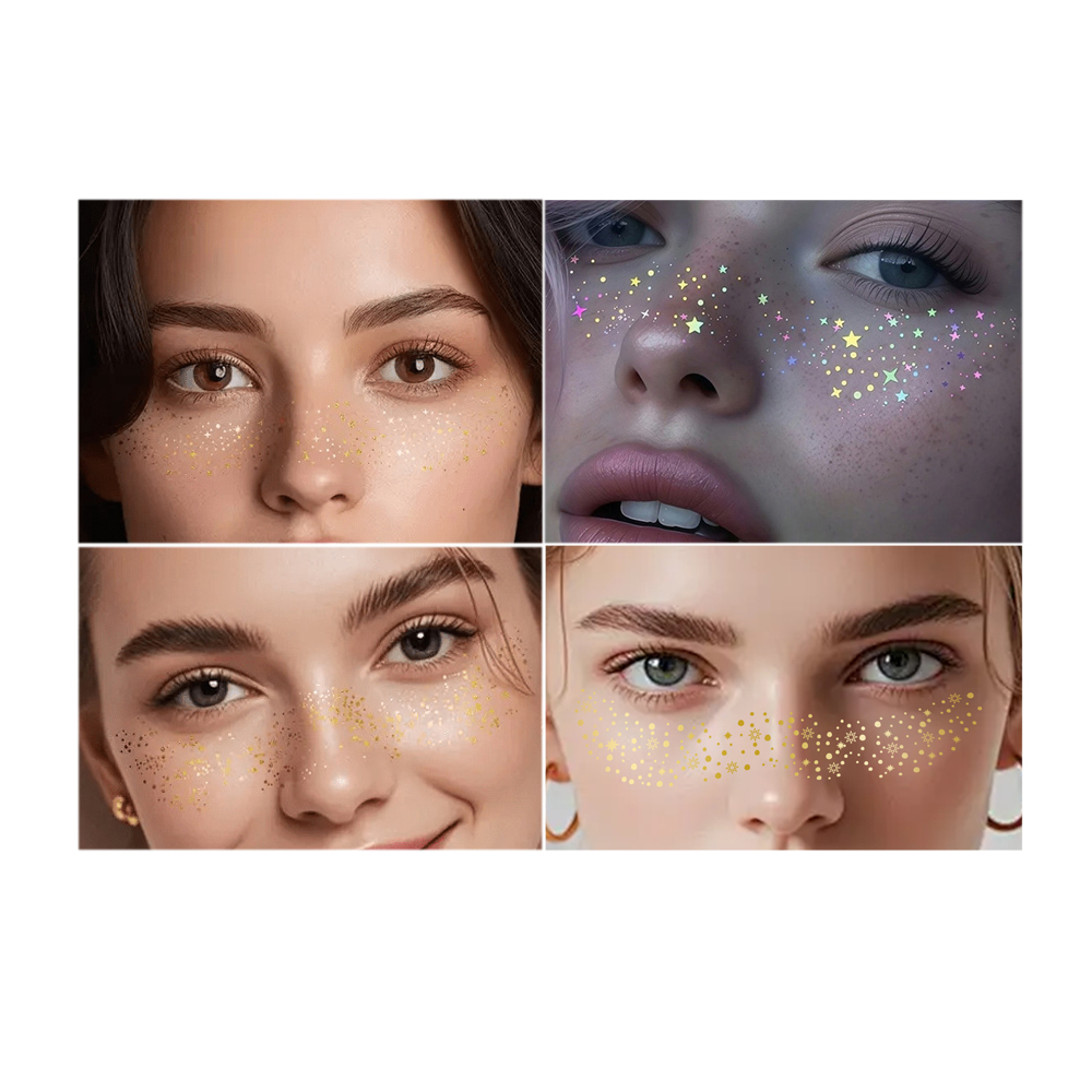 6 Pcs/set Fake Freckle Sticker - Beauty Glazed Makeup reseña y precio