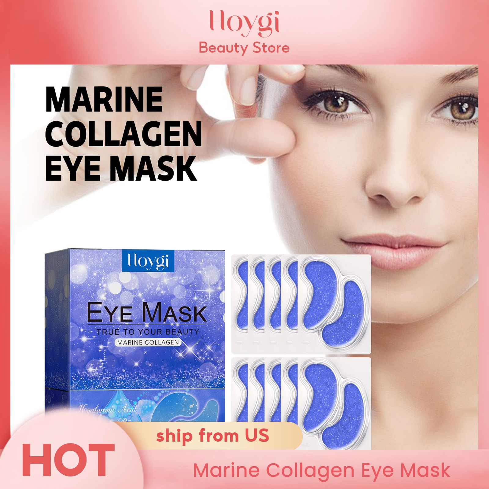 Marine Collagen Hyaluronic Aci - Collagen Eye Patch reseña y precio